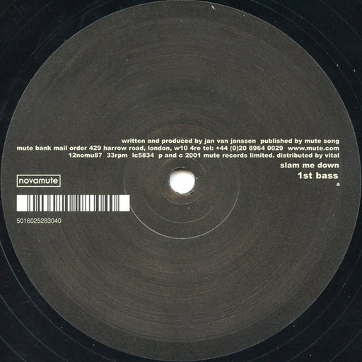 1st Bass – Slam Me Down (LP, Vinyl Record Album)