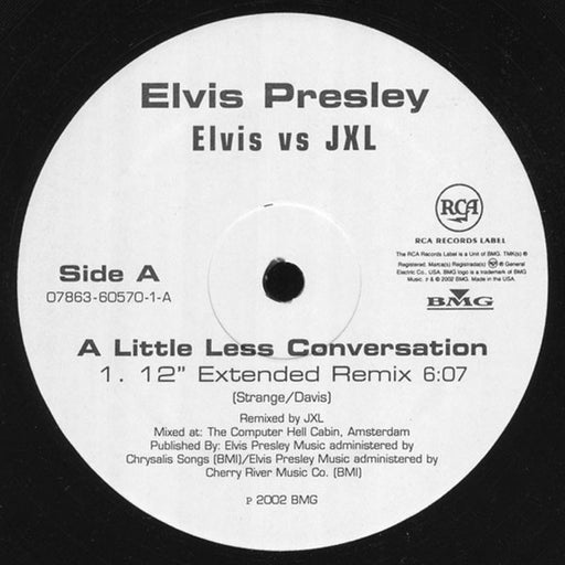 Elvis Presley, Junkie XL – A Little Less Conversation (LP, Vinyl Record Album)