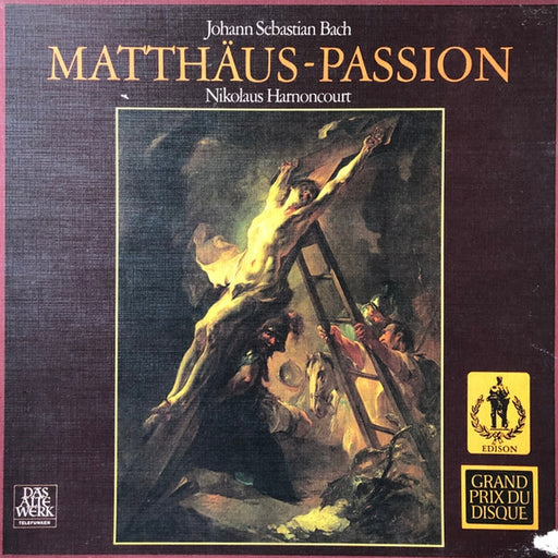Johann Sebastian Bach, Nikolaus Harnoncourt – Matthäus-Passion (LP, Vinyl Record Album)