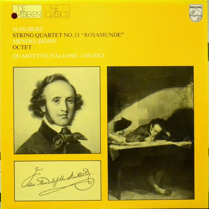 Franz Schubert, Felix Mendelssohn-Bartholdy, Quartetto Italiano, I Musici – Schubert: String Quartet No.13 "Rosamunde" / Mendelssohn: Octet (LP, Vinyl Record Album)