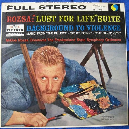 Miklós Rózsa, Frankenland State Symphony Orchestra – "Lust For Life" Suite / Background To Violence (LP, Vinyl Record Album)