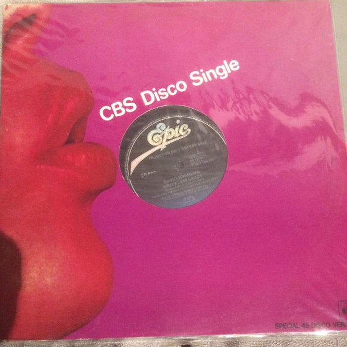 David Johansen – Swaheto Woman / Wreckless Crazy (LP, Vinyl Record Album)