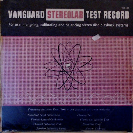 No Artist – Vanguard Stereolab Test Record (LP, Vinyl Record Album)