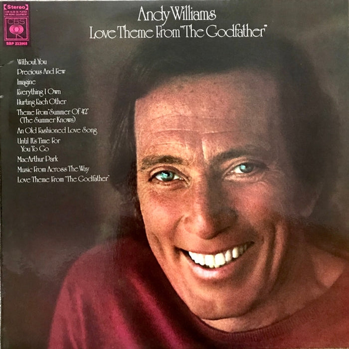 Andy Williams – Love Theme From "The Godfather" (LP, Vinyl Record Album)