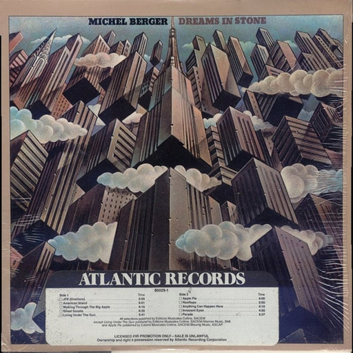 Michel Berger – Dreams In Stone (LP, Vinyl Record Album)