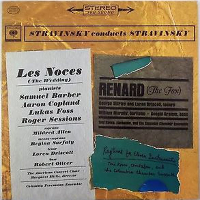 Stravinsky Conducts Stravinsky (Les Noces / Renard / Ragtime For Eleven Instruments) – Igor Stravinsky (LP, Vinyl Record Album)
