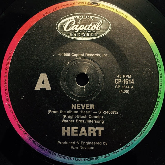 Heart – Never (LP, Vinyl Record Album)