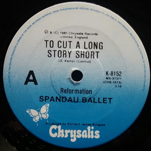Spandau Ballet – To Cut A Long Story Short (LP, Vinyl Record Album)