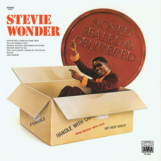 Stevie Wonder – Signed Sealed & Delivered (LP, Vinyl Record Album)