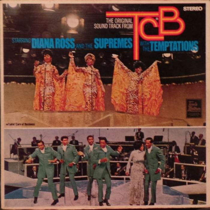 The Supremes, The Temptations – (The Original Sound Track From) TCB* (LP, Vinyl Record Album)
