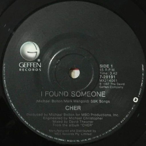 Cher – I Found Someone (LP, Vinyl Record Album)