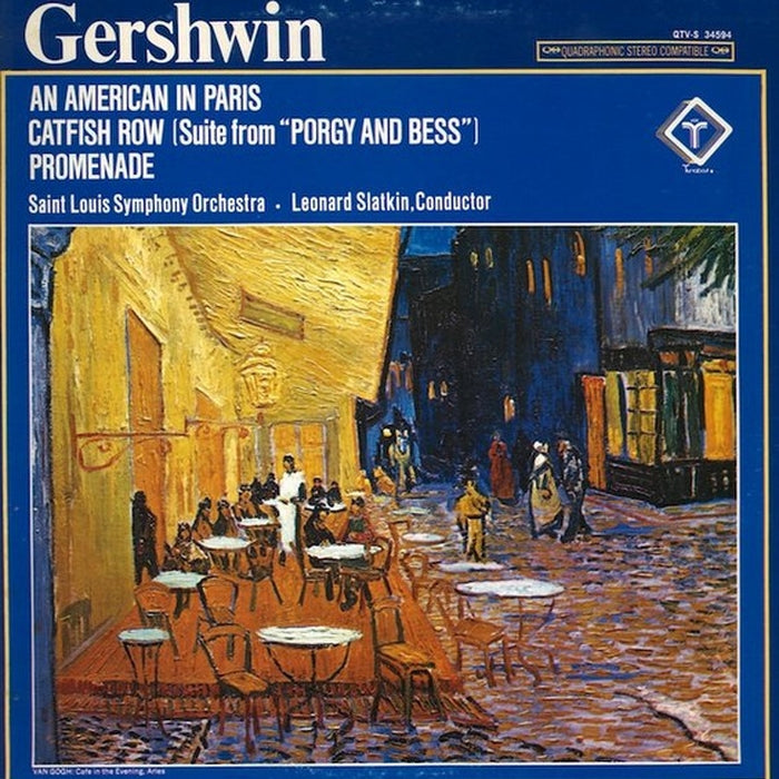 George Gershwin, Saint Louis Symphony Orchestra, Leonard Slatkin – An American In Paris - Catfish Row (Suite From "Porgy And Bess") - Promenade (LP, Vinyl Record Album)
