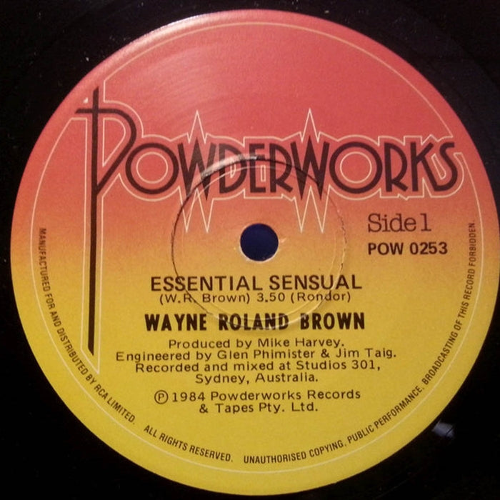 Wayne Roland Brown – Essential Sensual / Shout It Out (LP, Vinyl Record Album)