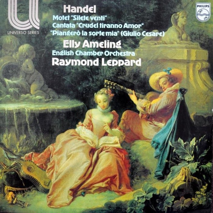 Elly Ameling – Handel - Motet: "Silete venti" Cantata: "Crudel tiranno Amor" "Piangero la sorte mia" (Guilio Cesare) (LP, Vinyl Record Album)