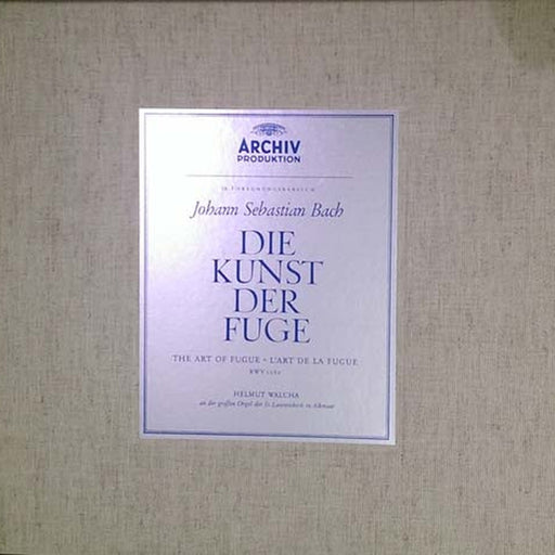 Johann Sebastian Bach, Helmut Walcha – Die Kunst Der Fuge - BWV 1080 (LP, Vinyl Record Album)