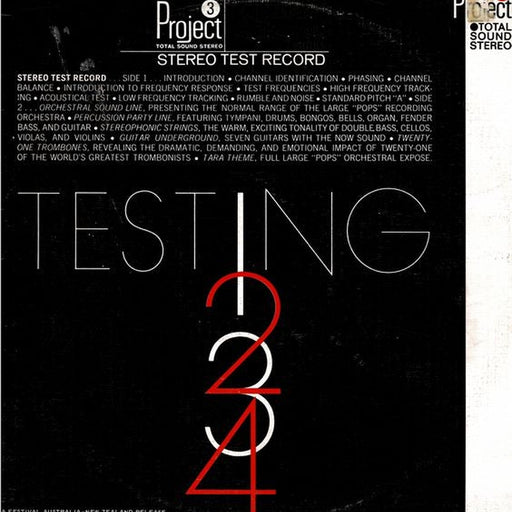 No Artist – Testing 1, 2, 3, 4 (LP, Vinyl Record Album)