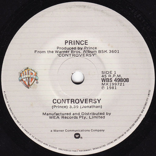 Prince – Controversy (LP, Vinyl Record Album)