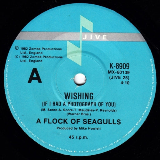 A Flock Of Seagulls – Wishing (If I Had A Photograph Of You) (LP, Vinyl Record Album)