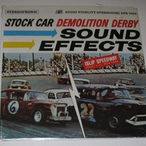No Artist – Stock Car Demolition Derby Sound Effects (LP, Vinyl Record Album)