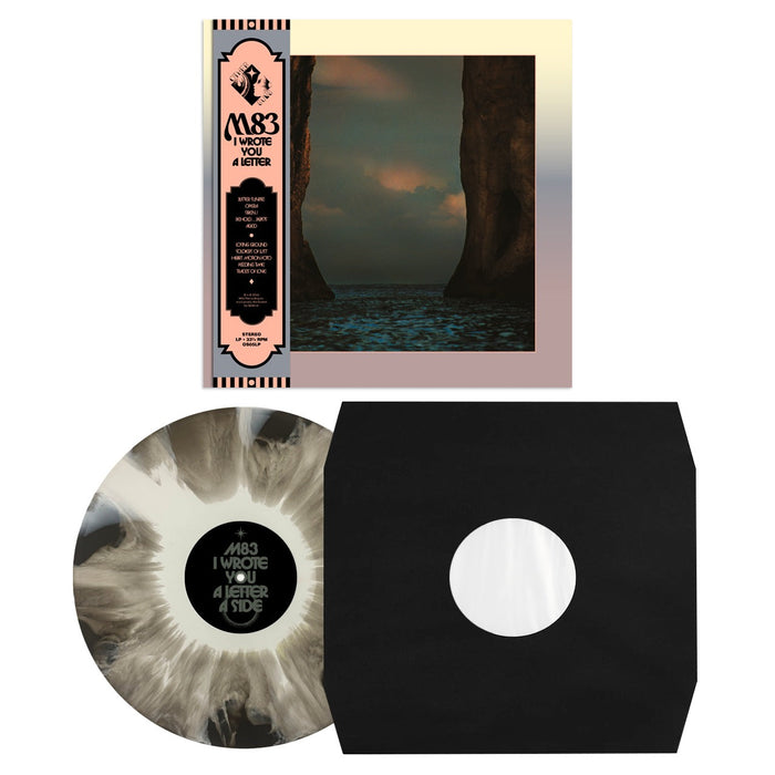 M83 – I Wrote You A Letter (Black & White Swirl Vinyl) LP vinyl record, image 2 of 2