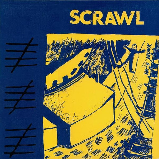 Scrawl – He's Drunk (LP, Vinyl Record Album)