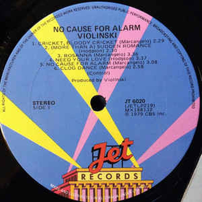No Cause For Alarm – Violinski (LP, Vinyl Record Album)