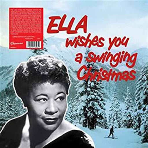 Ella Fitzgerald – Ella Wishes You a Swinging Christmas (White Vinyl) LP vinyl record, image 1 of 2