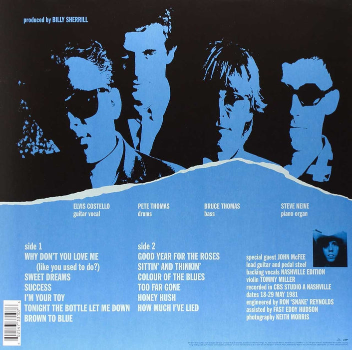 Elvis Costello & The Attractions – Almost Blue LP vinyl record, image 1 of 2