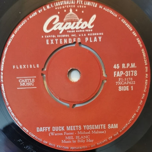 Mel Blanc – Daffy Duck Meets Yosemite Sam / Porky Pig In Africa (LP, Vinyl Record Album)
