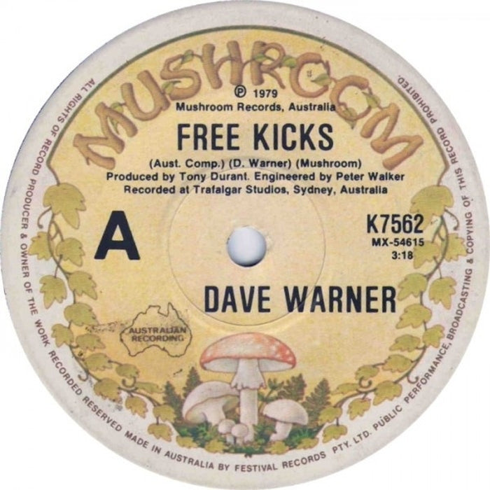 Dave Warner – Free Kicks (LP, Vinyl Record Album)