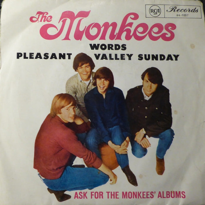 The Monkees – Pleasant Valley Sunday / Words (LP, Vinyl Record Album)