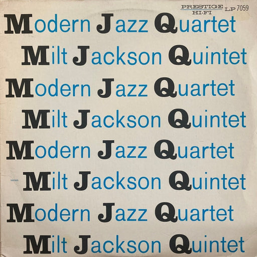 The Modern Jazz Quartet, Milt Jackson Quintet – MJQ (LP, Vinyl Record Album)