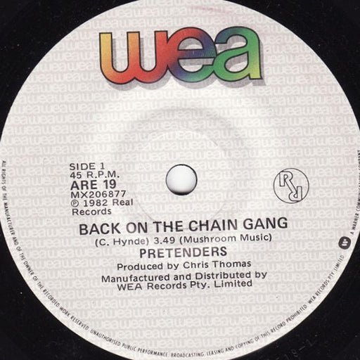 The Pretenders – Back On The Chain Gang (LP, Vinyl Record Album)