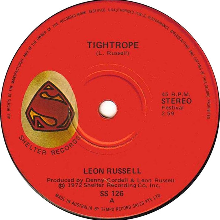 Leon Russell – Tight Rope (LP, Vinyl Record Album)