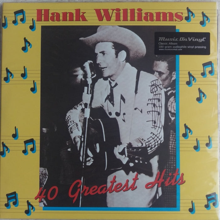 Hank Williams – Hank Williams - 40 Greatest Hits (LP, Vinyl Record Album)