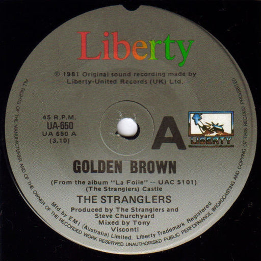 The Stranglers – Golden Brown (LP, Vinyl Record Album)
