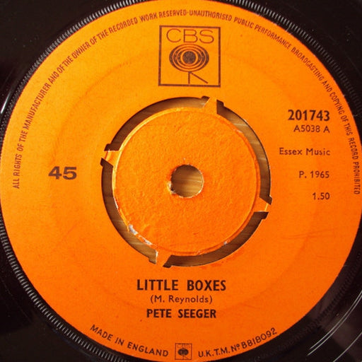 Pete Seeger – Little Boxes (LP, Vinyl Record Album)