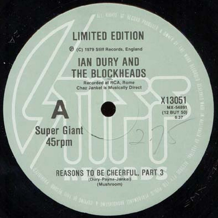 Ian Dury And The Blockheads – Reasons To Be Cheerful, Part 3 (LP, Vinyl Record Album)