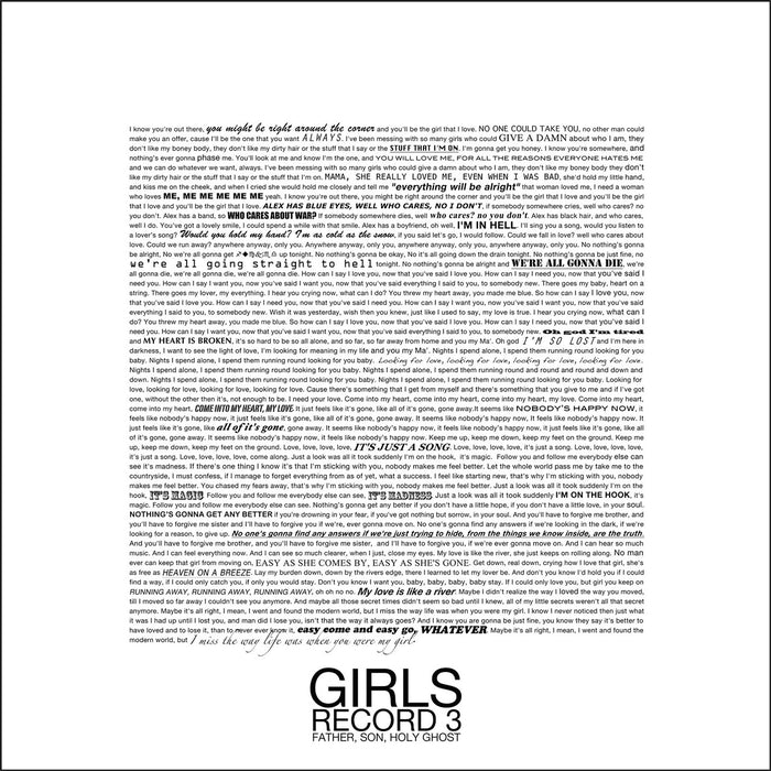 Girls – Father, Son, Holy Ghost (2xLP) (LP, Vinyl Record Album)