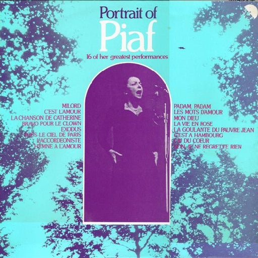 Edith Piaf – Portrait Of Piaf: 16 Of Her Greatest Performances (LP, Vinyl Record Album)