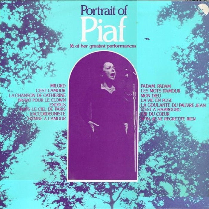 Edith Piaf – Portrait Of Piaf: 16 Of Her Greatest Performances (LP, Vinyl Record Album)
