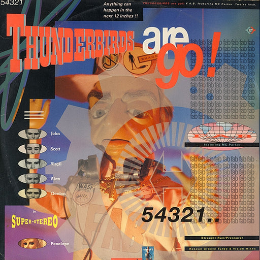 F.A.B., MC Parker – Thunderbirds Are Go! (LP, Vinyl Record Album)