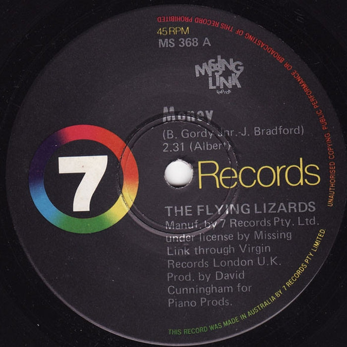 The Flying Lizards – Money (LP, Vinyl Record Album)
