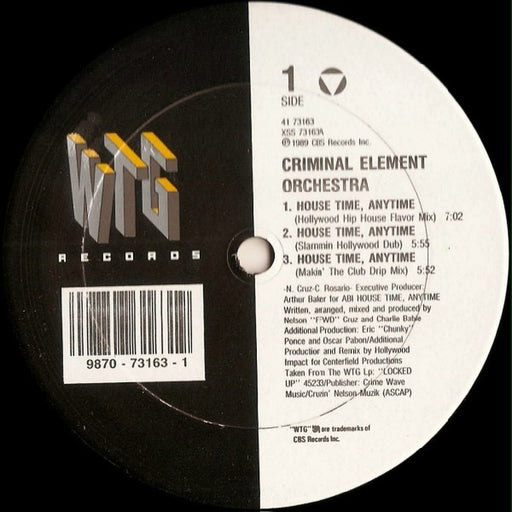 Criminal Element Orchestra – House Time, Anytime (LP, Vinyl Record Album)