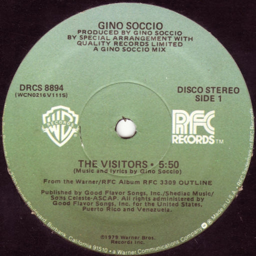 Gino Soccio – The Visitors (LP, Vinyl Record Album)
