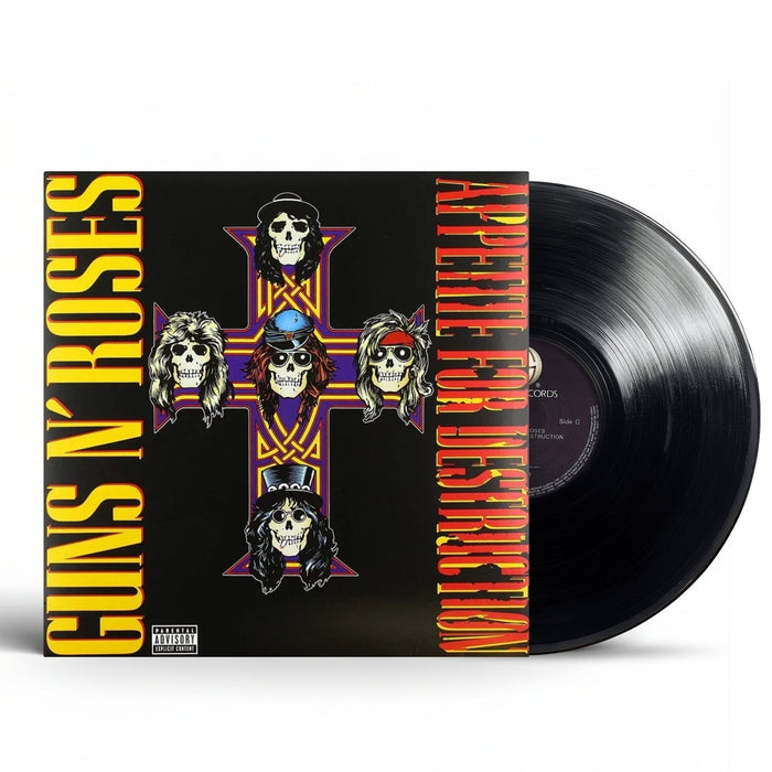 Guns N' Roses – Appetite For Destruction LP vinyl record, image 2 of 2