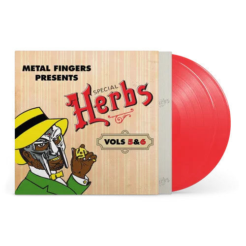 MF Doom – Metal Fingers: Special Herbs (Vols 5 & 6) (2xLP, Red Vinyl) LP vinyl record, image 2 of 4