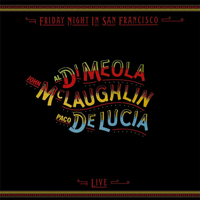 Al Di Meola, John McLaughlin, Paco De Lucía – Friday Night In San Francisco (Music On Vinyl, Purple Vinyl) LP vinyl record, image 1 of 3