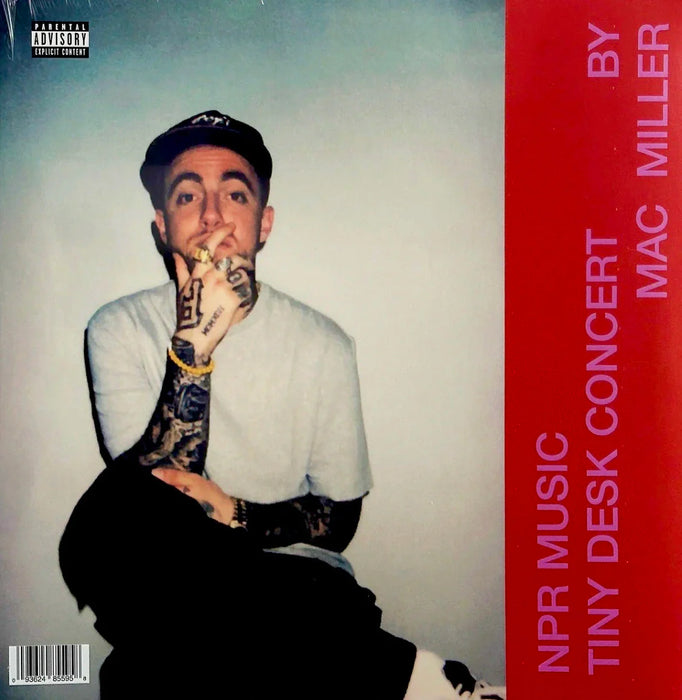 Mac Miller – NPR Music Tiny Desk Concert (12" Translucent blue vinyl, b-side etching + insert) LP vinyl record, image 1 of 2