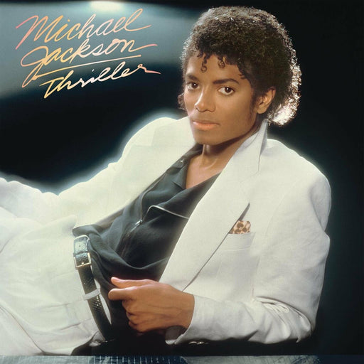 Michael Jackson – Thriller (Red & Black Marbled Vinyl) LP vinyl record, image 1 of 2